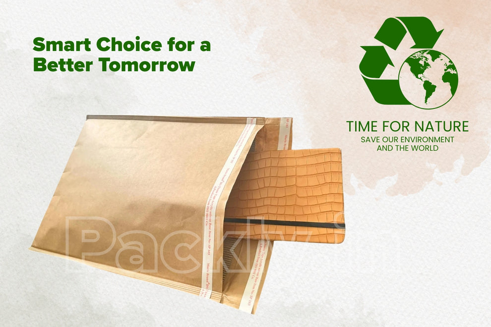 Paper Courier Bags for Eco-Friendly Shipping | Packly.in Bangalore